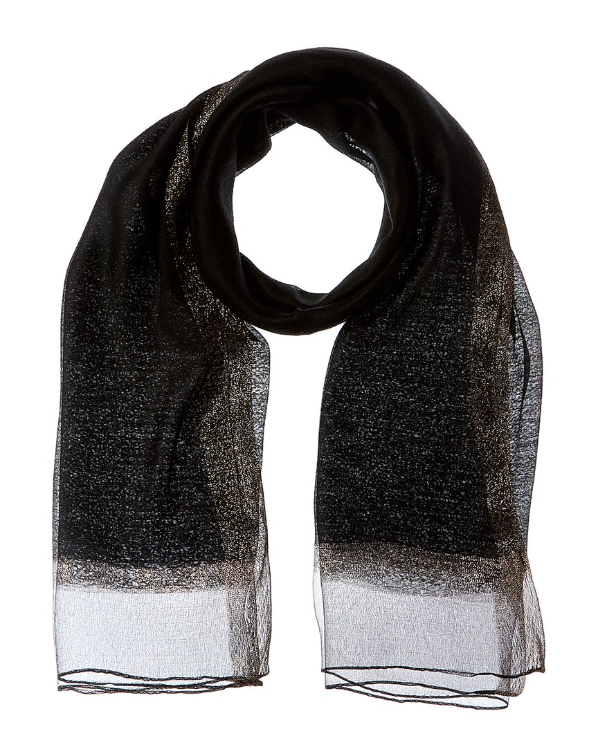 Saachi Shimmer And Shine Scarf In Black