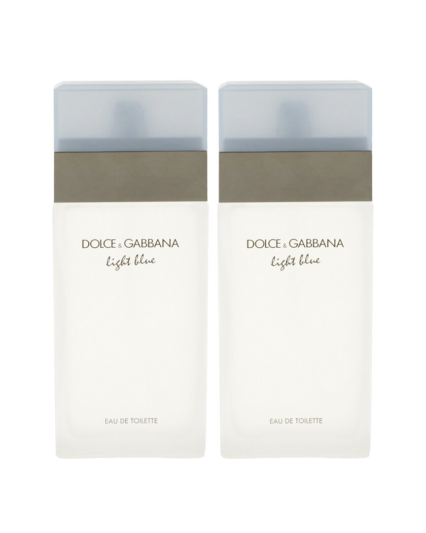 Dolce & Gabbana Women's 3.3oz Light Blue Edt Pack Of 2