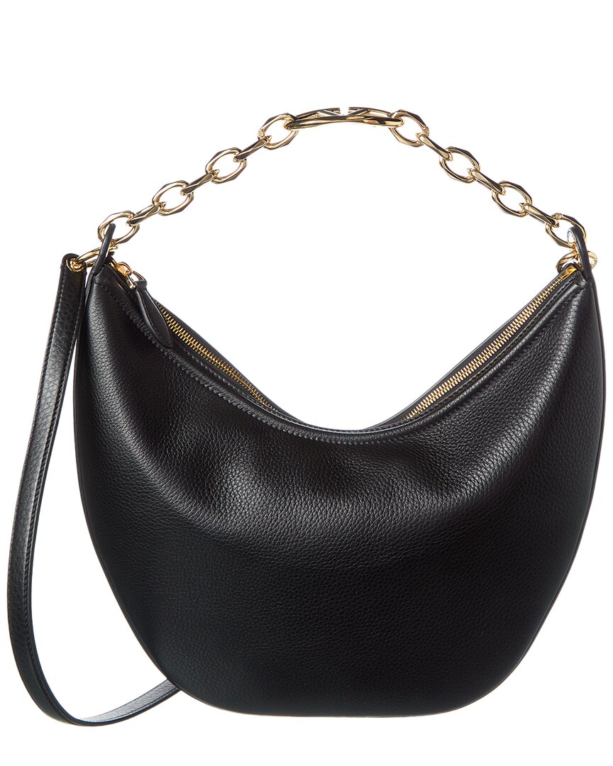 Valentino VLogo Medium Leather Hobo Bag