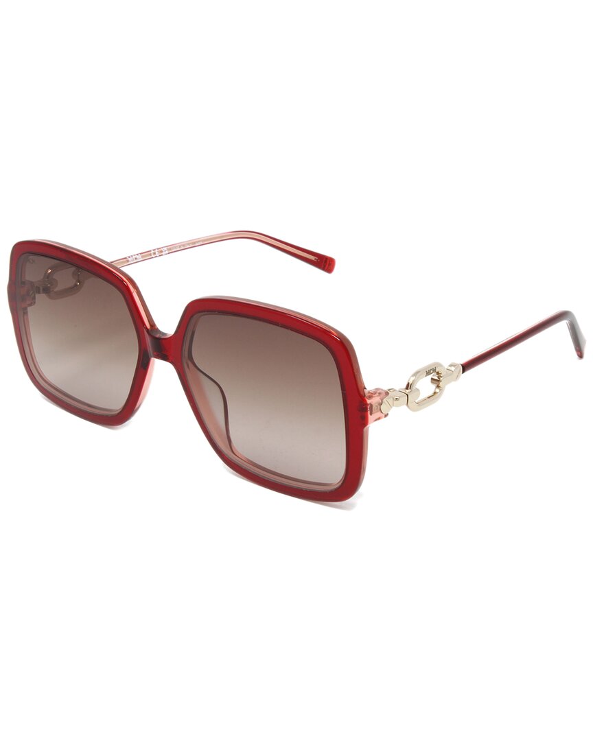 Mcm Women's 729s 56mm Sunglasses In Red