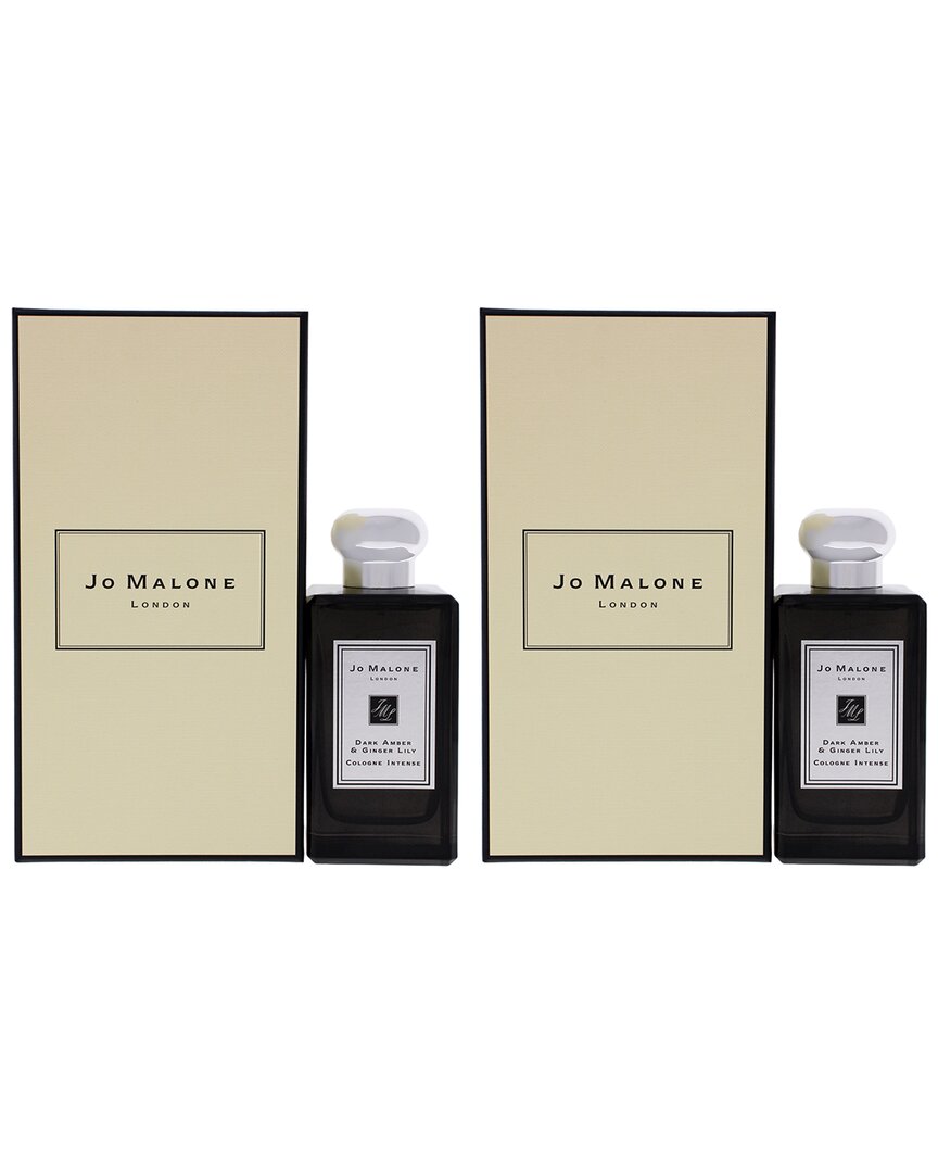 Jo Malone London Jo Malone Unisex 3.4oz Dark Amber And Ginger Lily Intense Pack Of 2