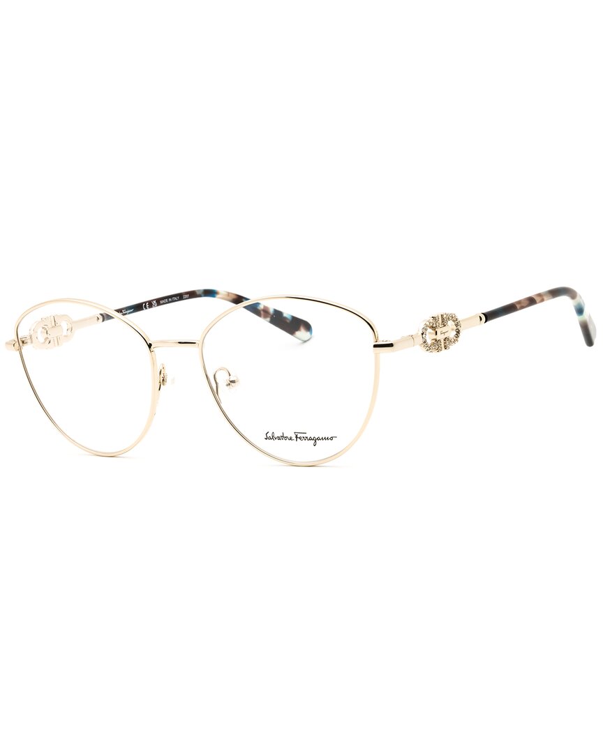 Ferragamo Women's 55mm Optical Frames In Gold