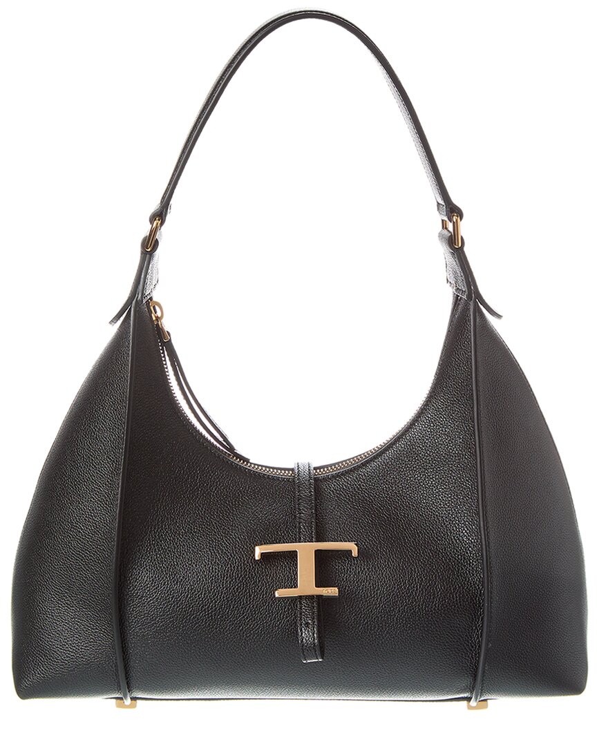 TOD'S TOD’S T TIMELESS SMALL LEATHER HOBO BAG