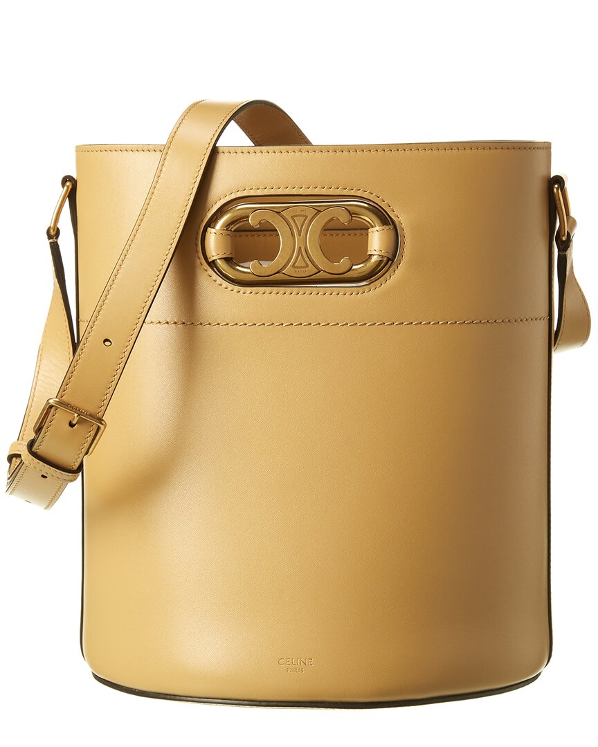 Maillon Triomphe Leather Bucket Bag