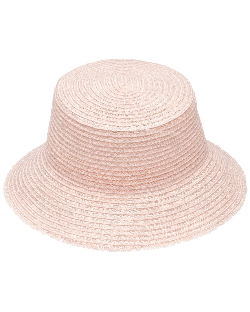 Eugenia Kim Jonah Packable Straw Hat In Pink