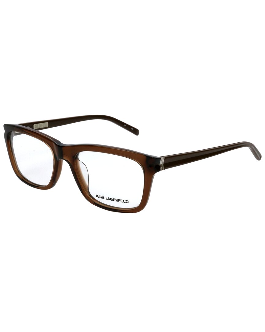 Karl Lagerfeld Unisex Kl885 54mm Optical Frames In Brown
