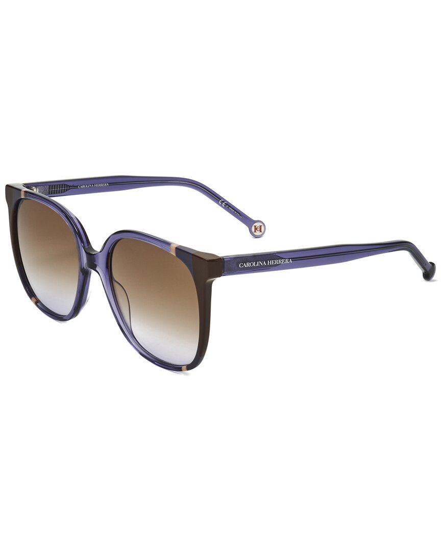 Carolina Herrera Women's Ch 0030/s 57mm Sunglasses In Blue