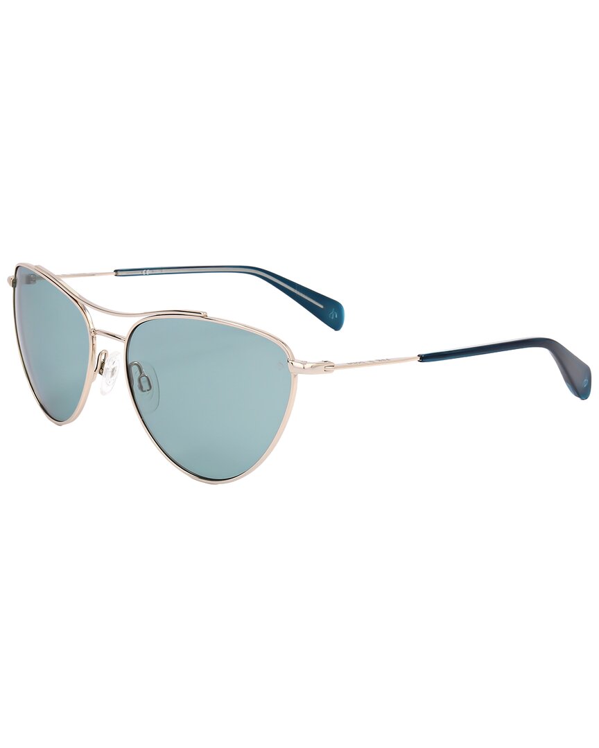 Rag & Bone Women's Rnb1065 58mm Sunglasses In Gold