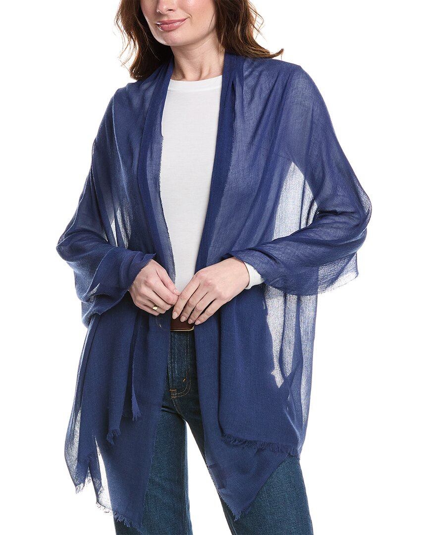 Bruno Magli Cashmere-blend Crinkle Wrap