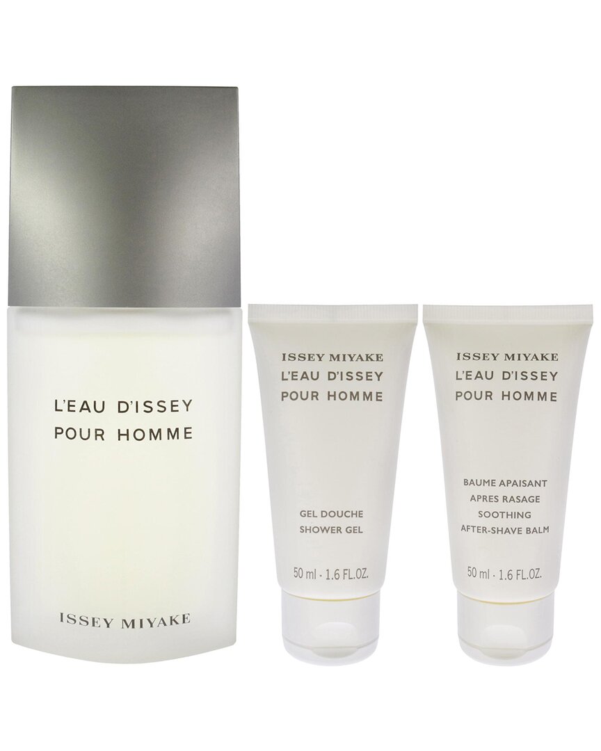 Issey Miyake Men's Leau Dissey Pour Homme 3pc Gift Set In White