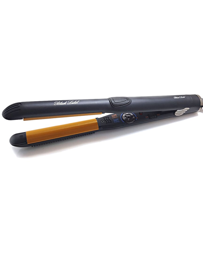 Shop Iso Beauty Unisex Black Label Professional Round 1 Infrared & Nano Tech Solid Ceramic Flat Iron