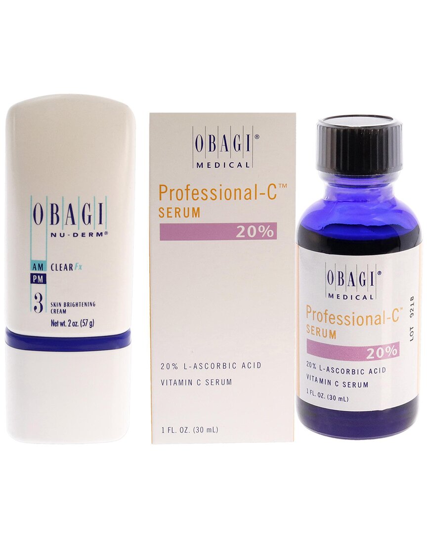 Obagi Nu Derm Clear Fx Cream & Professional-c 20 Percent Vitamin C Serum Kit