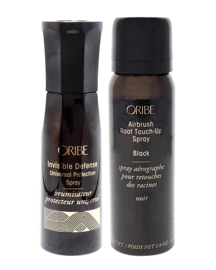Oribe Invisible Defense Universal Protection Spray & Airbrush Root Touch-up  Spray - Black Kit