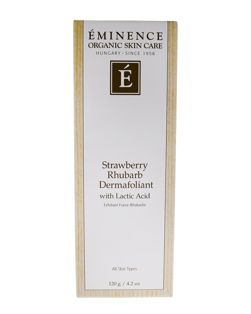 Eminence Organic Skin Care 4.2oz Strawberry Rhubarb Dermafoliant With Lactic Acid