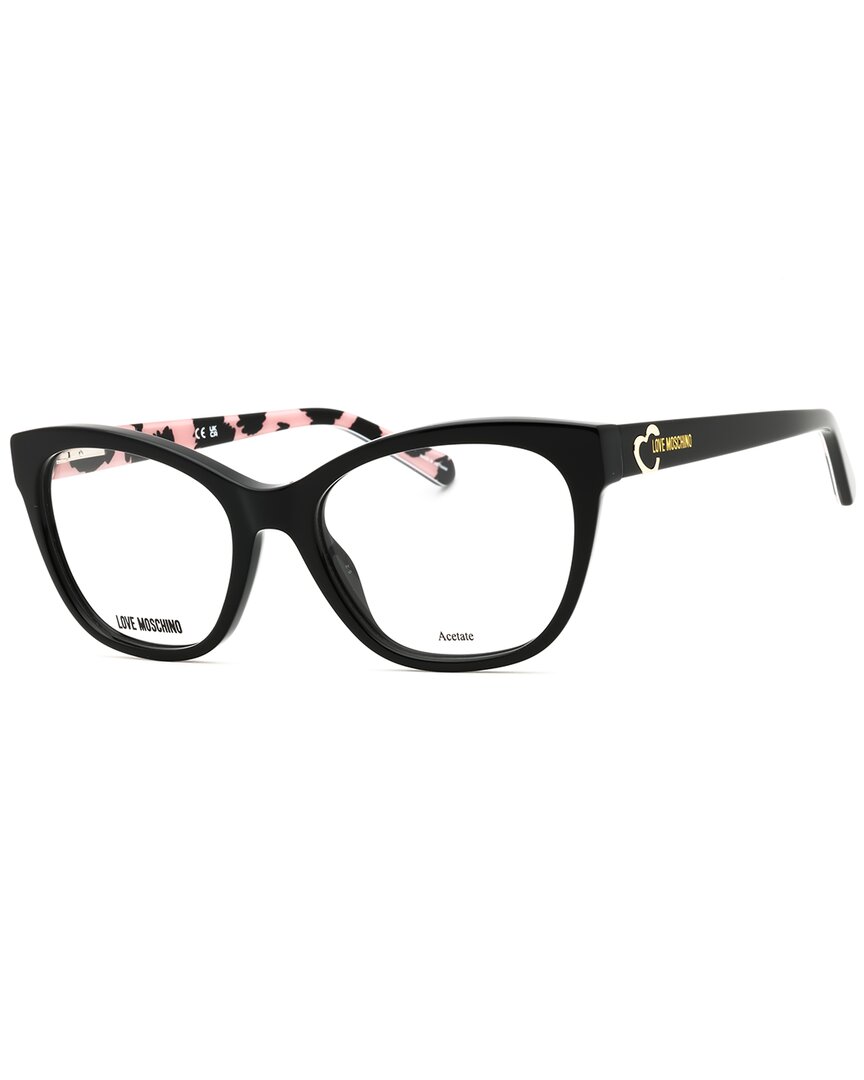Love Moschino Women's Mol598 53mm Optical Frames In Black