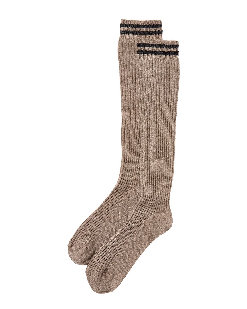 Brunello Cucinelli Cotton Scok In Multi