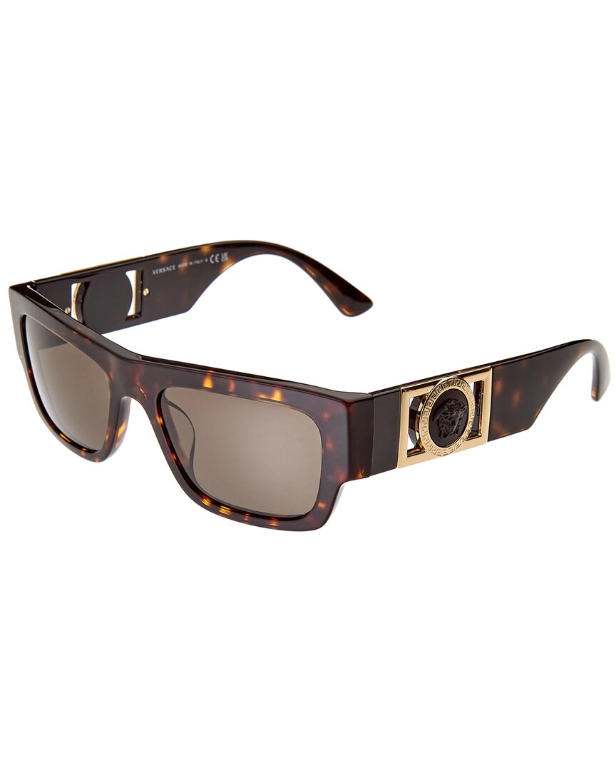 Shop Versace Unisex Ve4416u 53mm Sunglasses In Brown