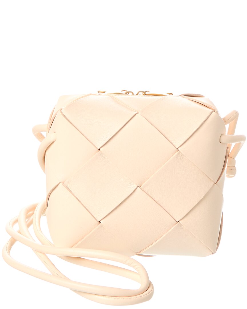 Bottega Veneta Cassette Mini Intrecciato Leather Camera Bag