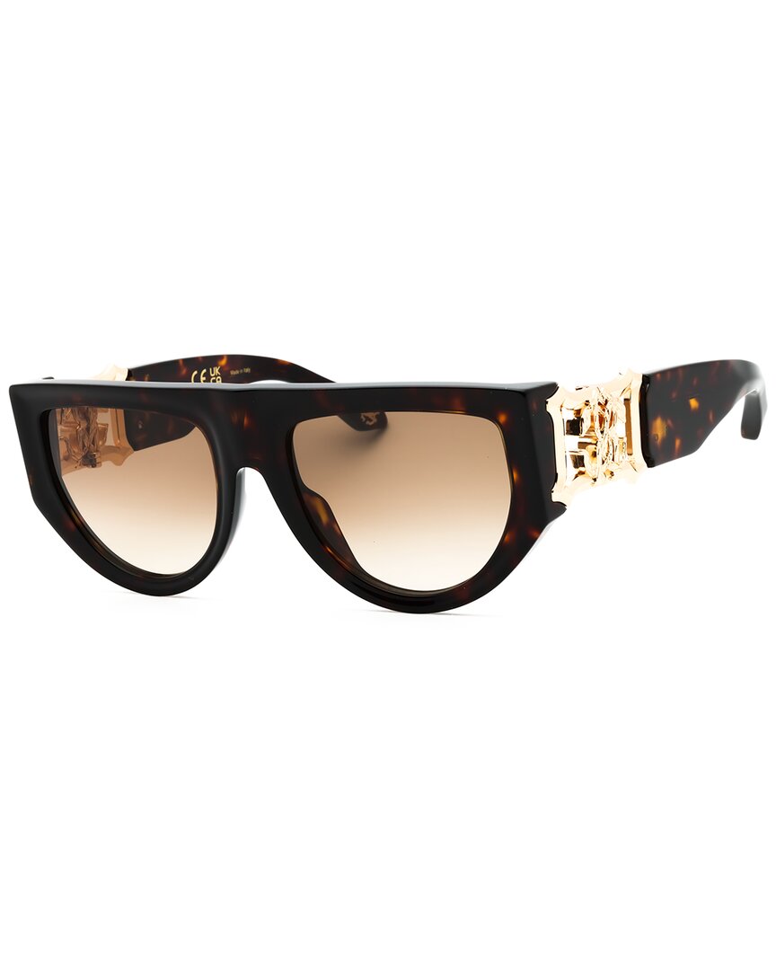 Roberto Cavalli Unisex Src036v 60mm Sunglasses In Black