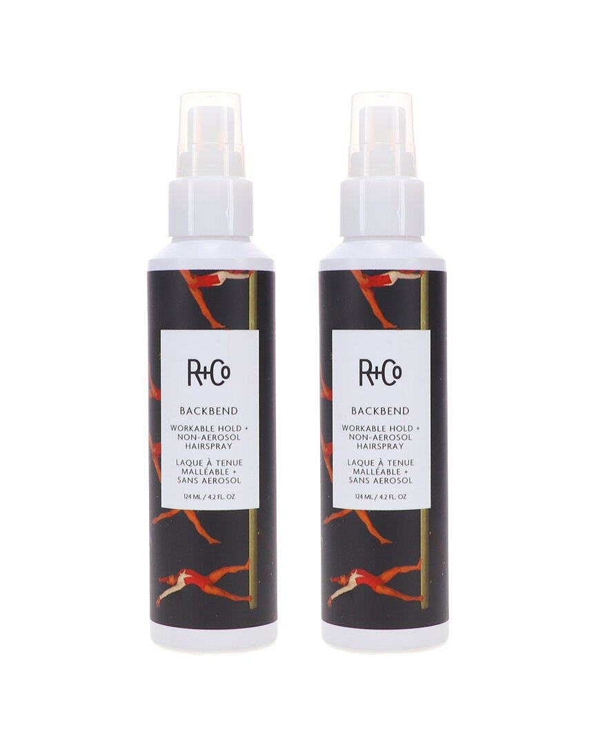R + Co R+co 8.4oz Backbend Workable Hold + Non-aerosol Hairspray 2 Pack