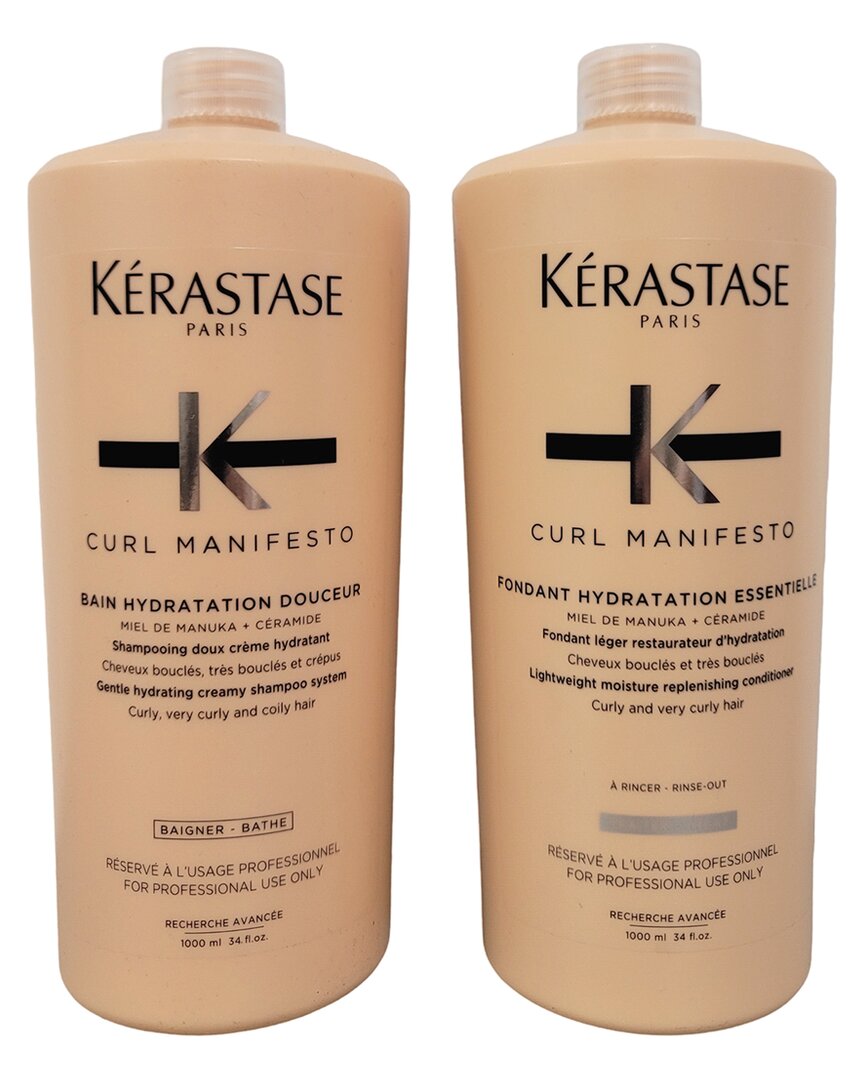 Kerastase Kérastase Unisex 34oz Duo Curl Manifesto Bain Hydratation Shampoo & Conditioner