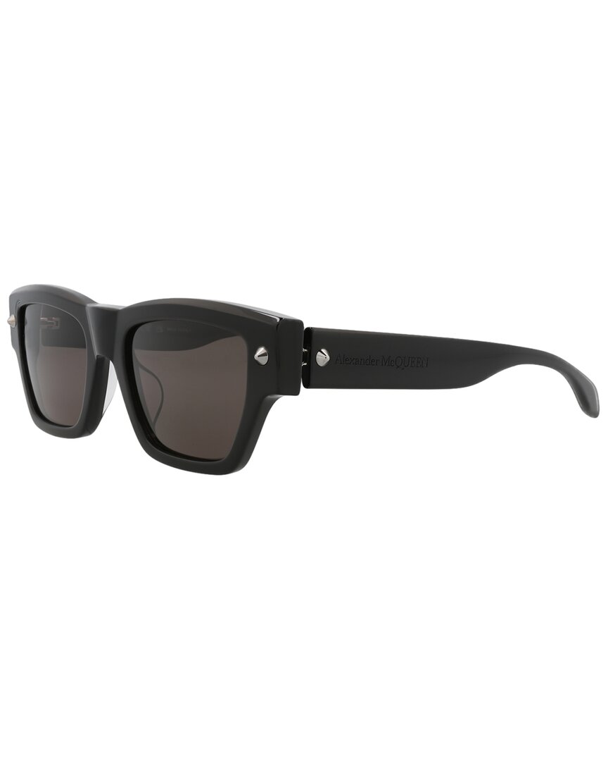 Alexander Mcqueen Men's 53mm Sunglasses In Black