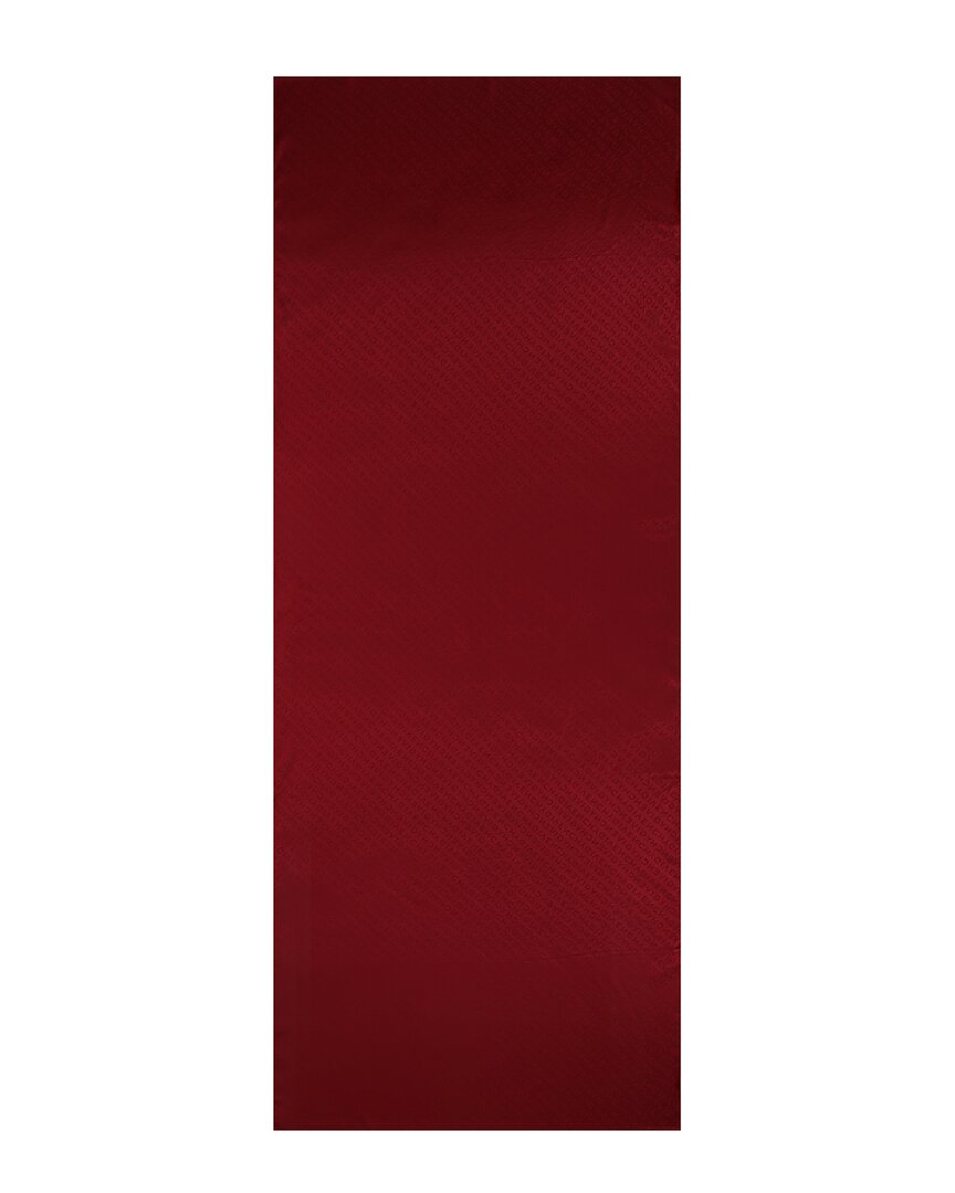 Givenchy Diagonal Logo Silk Oblong Evening Scarf In Burgundy