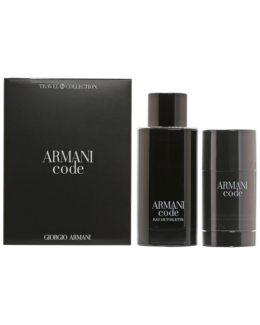 Giorgio Armani Men's Code 2pc Set In Transparent