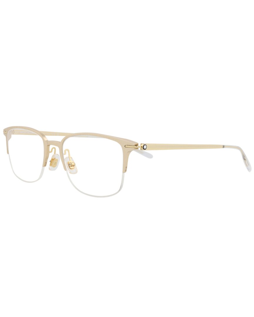 Montblanc Men's Mb0234ok 52mm Optical Frames In Gold