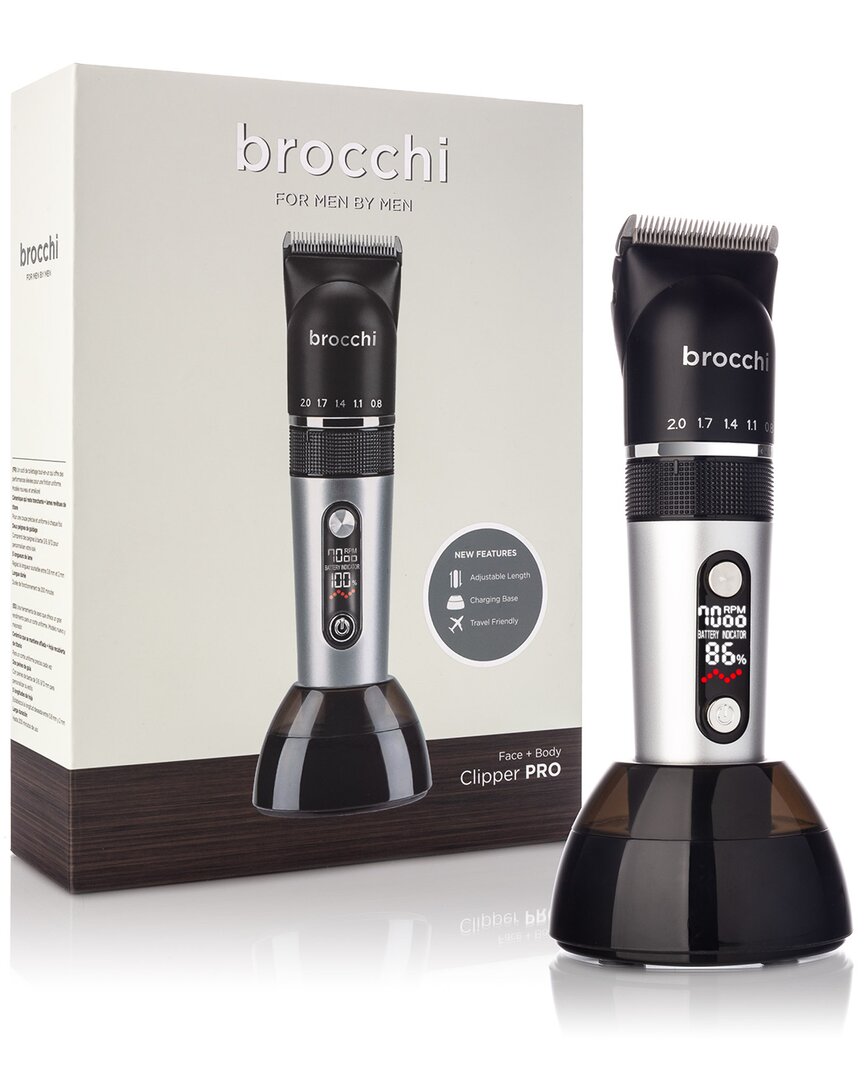 Sebastian Brocchi Brocchi Clipper Pro - Digital Face And Body Hair Trimmer