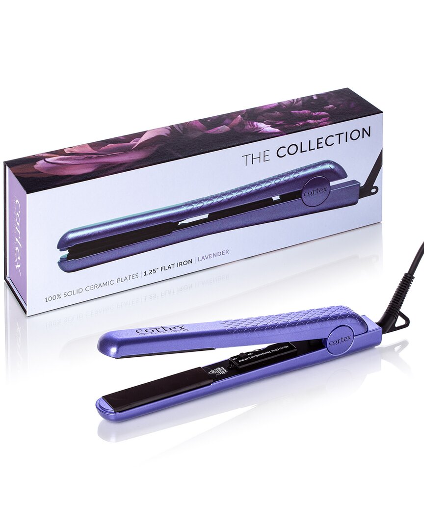 Cortex International The Collection - 1.25 100% Solid Ceramic Ionic & Far-infrared Technology Flat Iron