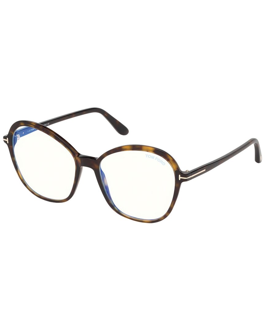 Tom Ford Women's Ft5577 55mm Optical Frames In Brown