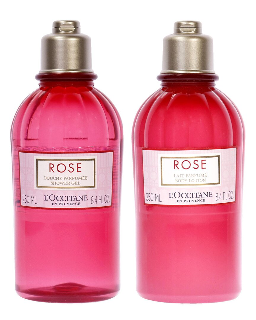 Shop L'occitane Rose Body Lotion & Shower Gel Kit