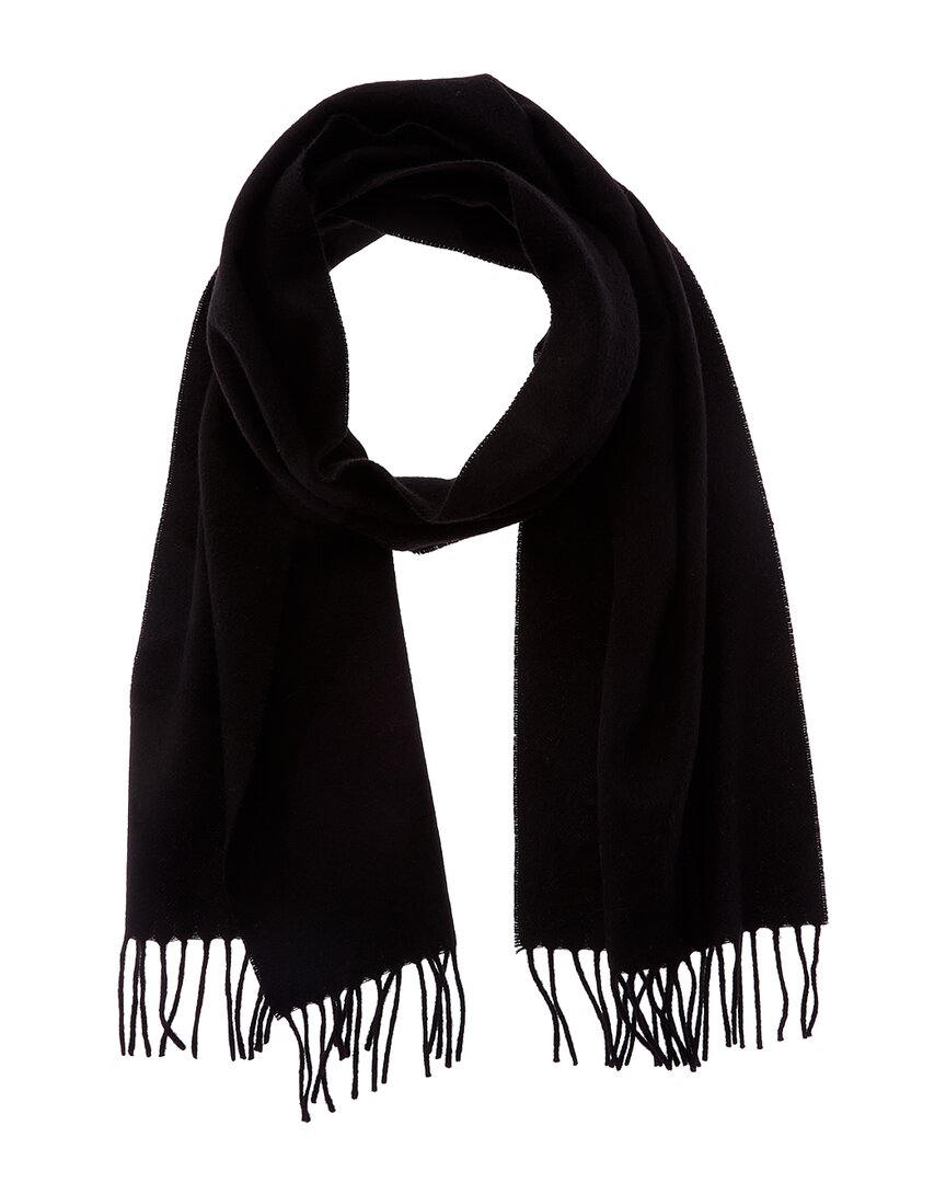 Todd Snyder Joshua Ellis Plain Classic Cashmere Scarf In Black