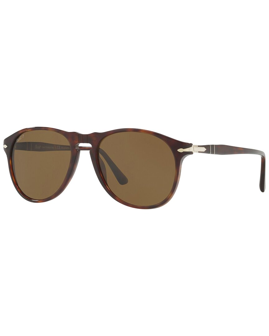 Persol Men's 0po9649s 52mm Polarized Sunglasses In Brown