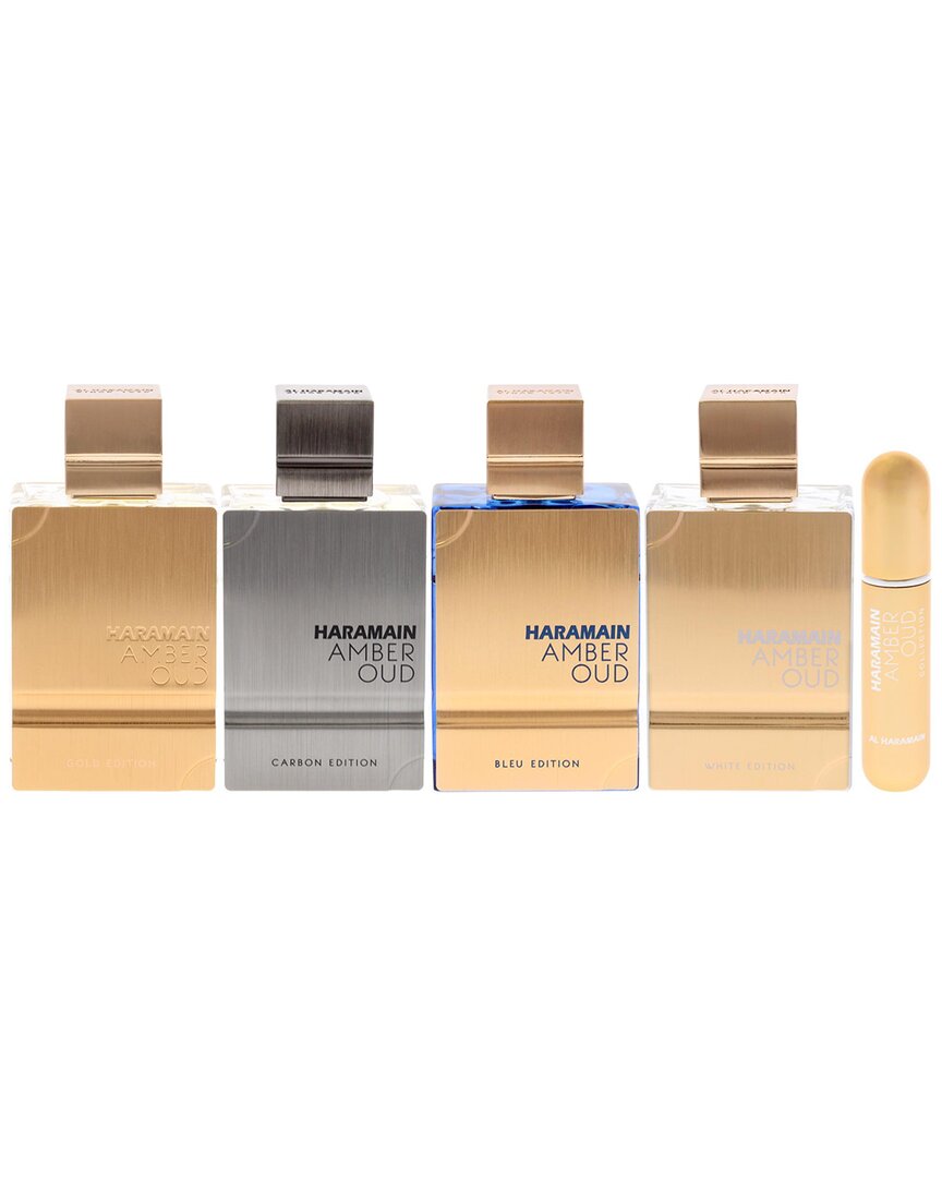 Al Haramain Unisex 4pc Gift Set Amber Oud - Collection Parfum