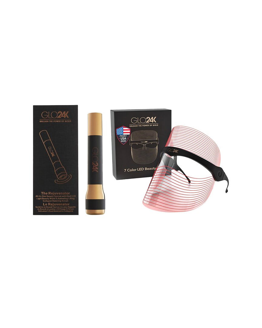 GLO24K GLO24K ADVANCED RED LIGHT THERAPY FIRMING SYSTEM 7-IN-1 