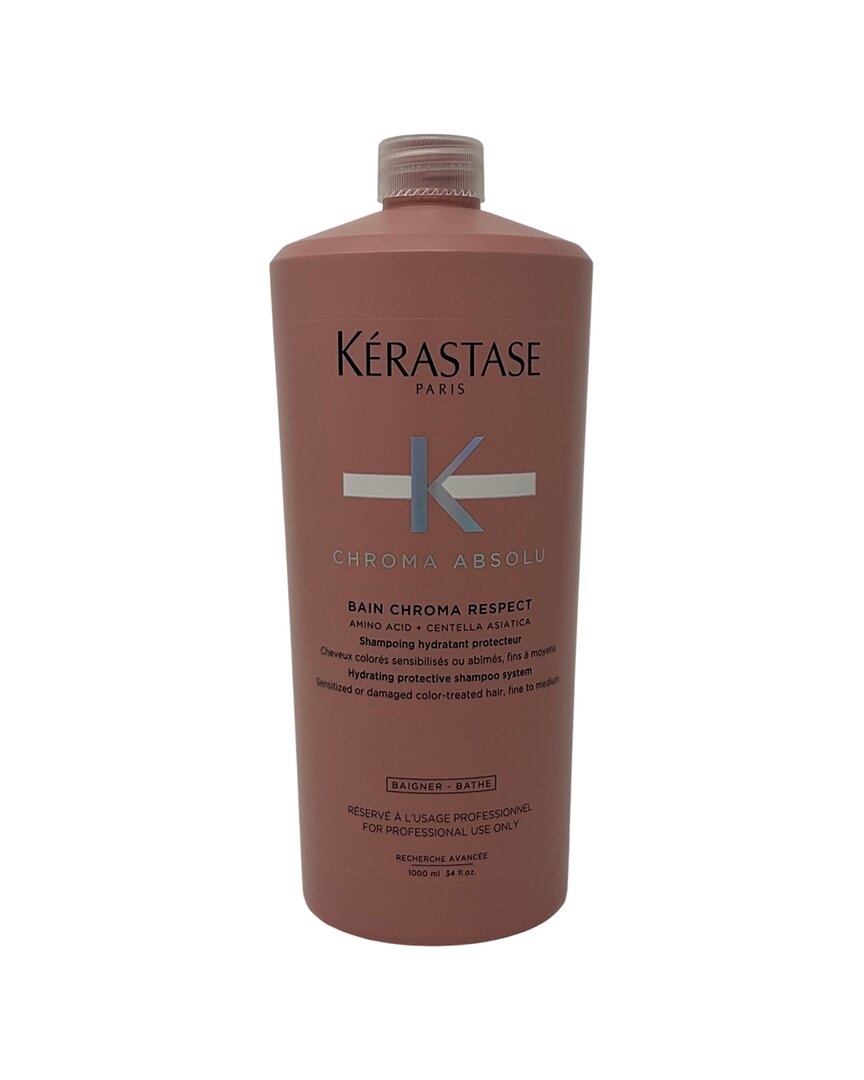 KERASTASE KÉRASTASE UNISEX 33.8OZ BAIN CHROMA RESPECT SHAMPOO IN PINK 
