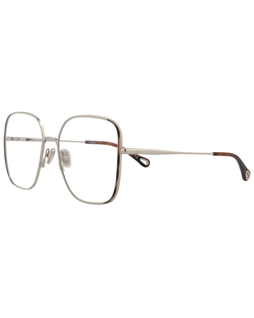 Chloé Women's Ch0038o 55mm Optical Frames In Silver