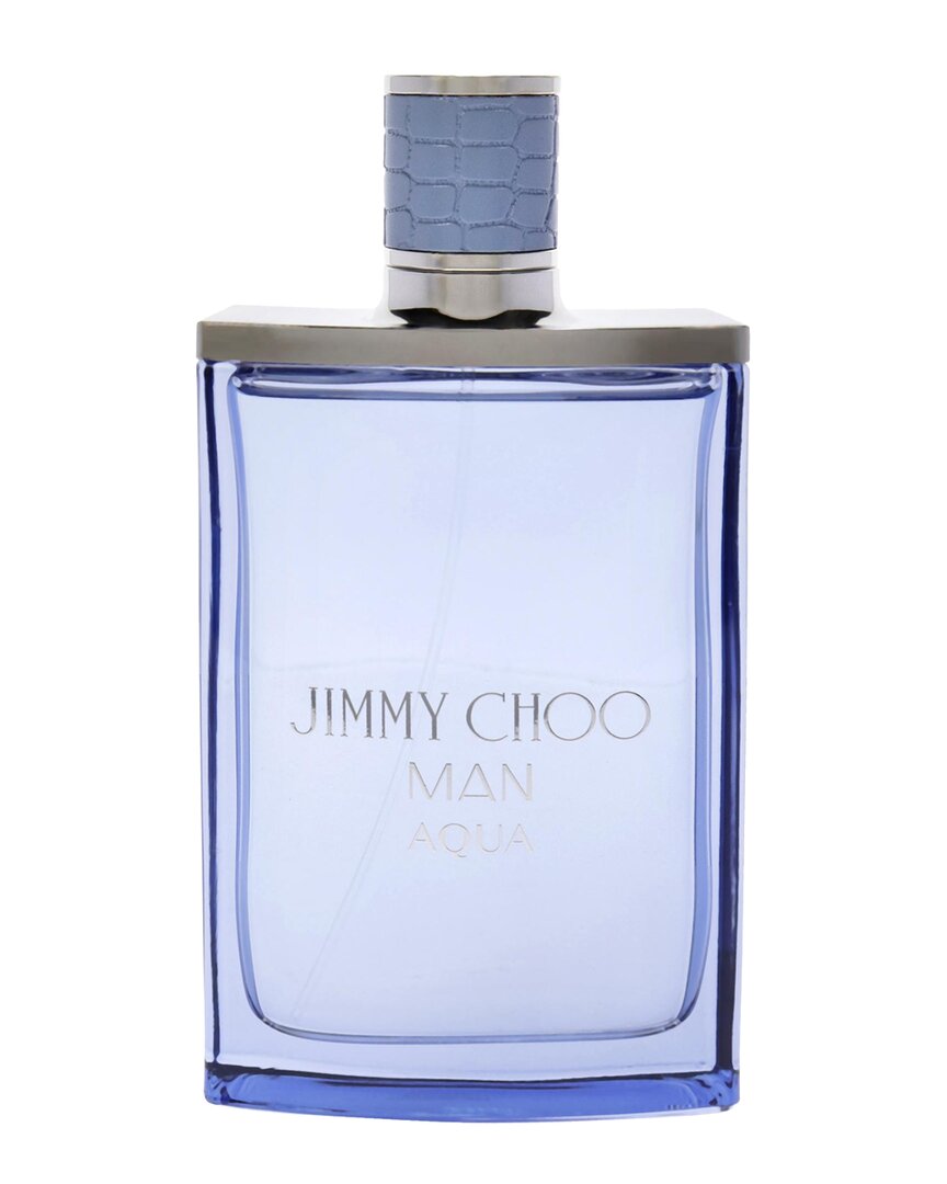 Jimmy Choo Men's 3.3oz Aqua Edt In White