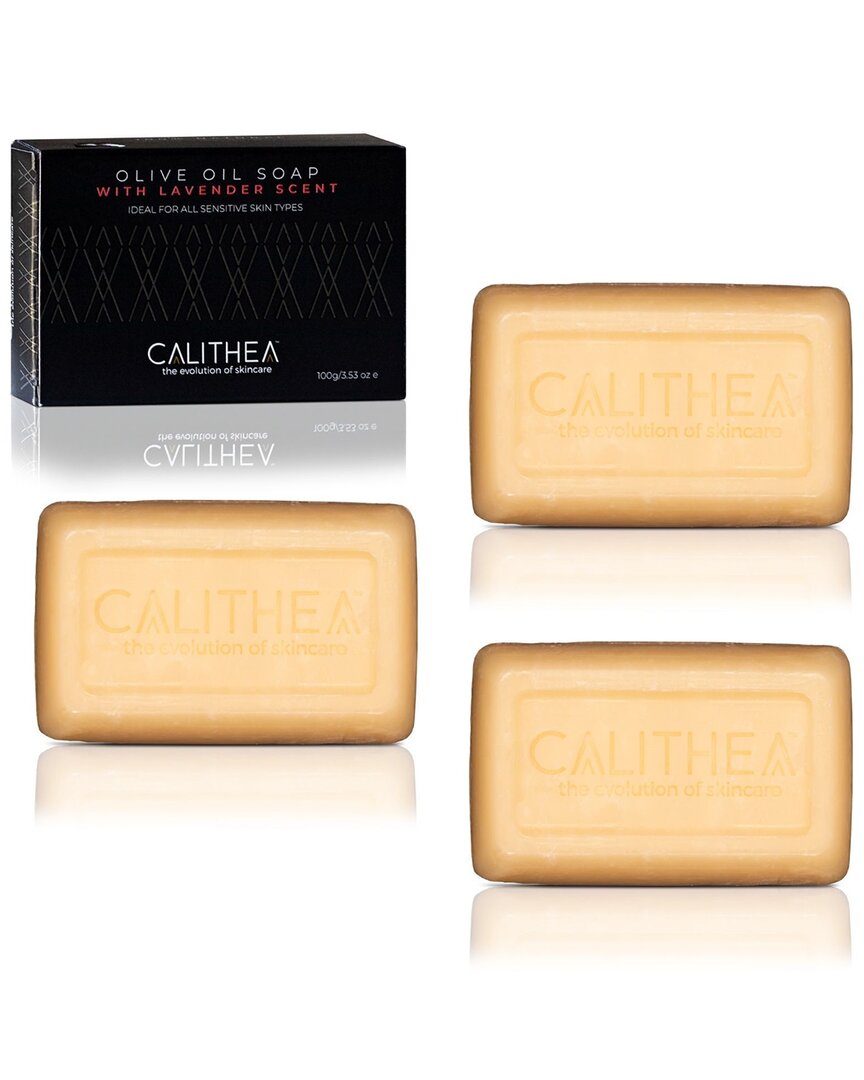 Calithea Skincare Olive Oil Soap With Lavender 3-pack