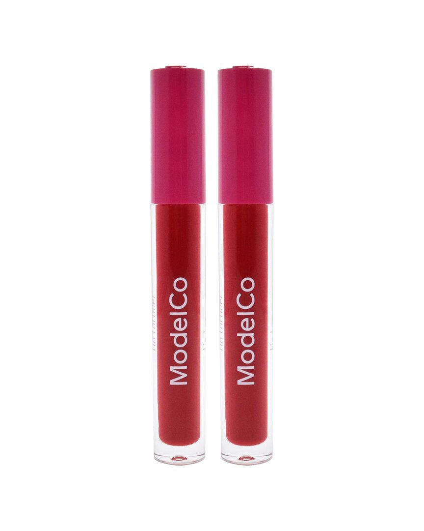 Modelco Women's 0.17oz Iconic Red Lip Lacquer - Pack Of 2
