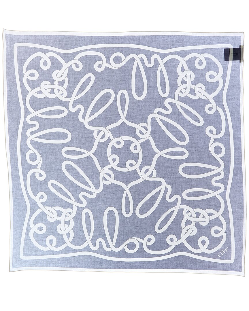 Chloé Chloe Iconic Print Silk-blend Scarf