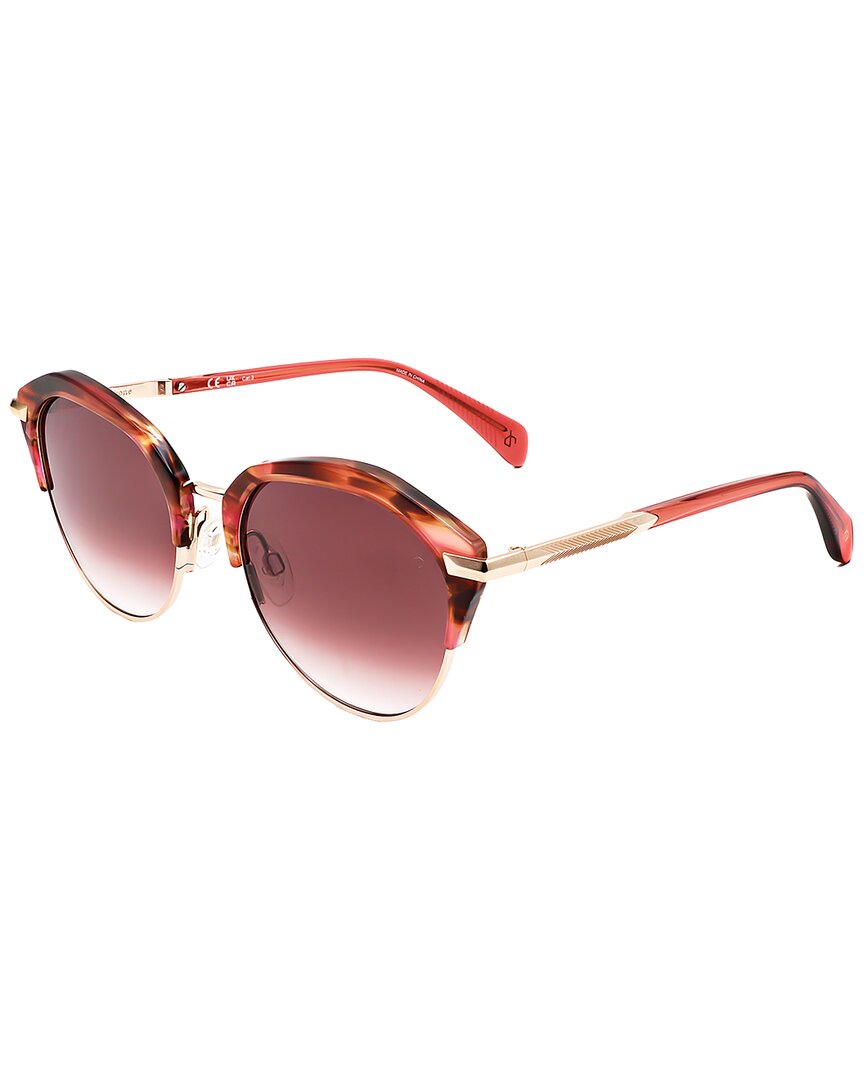 Rag & Bone Women's Rnb1080 55mm Sunglasses In Pink