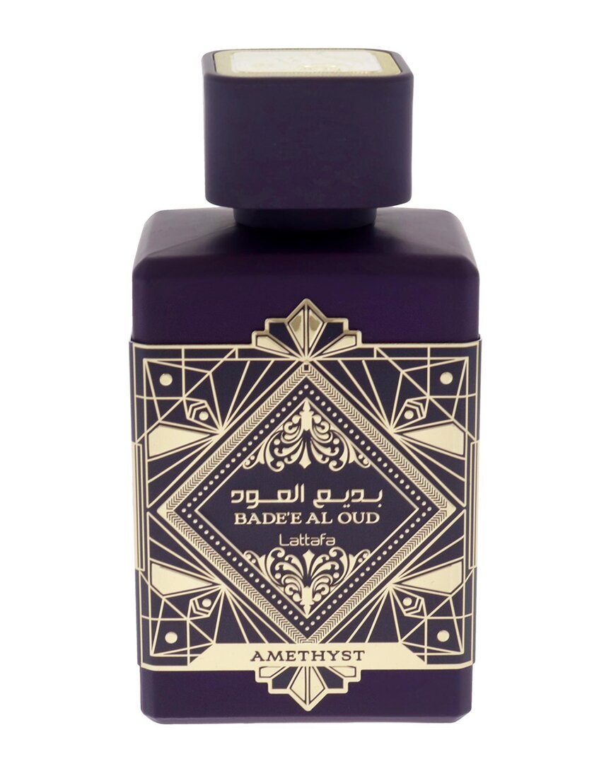 Lattafa Unisex 3.4oz Badee Al Oud Collection - Amethyst Edp