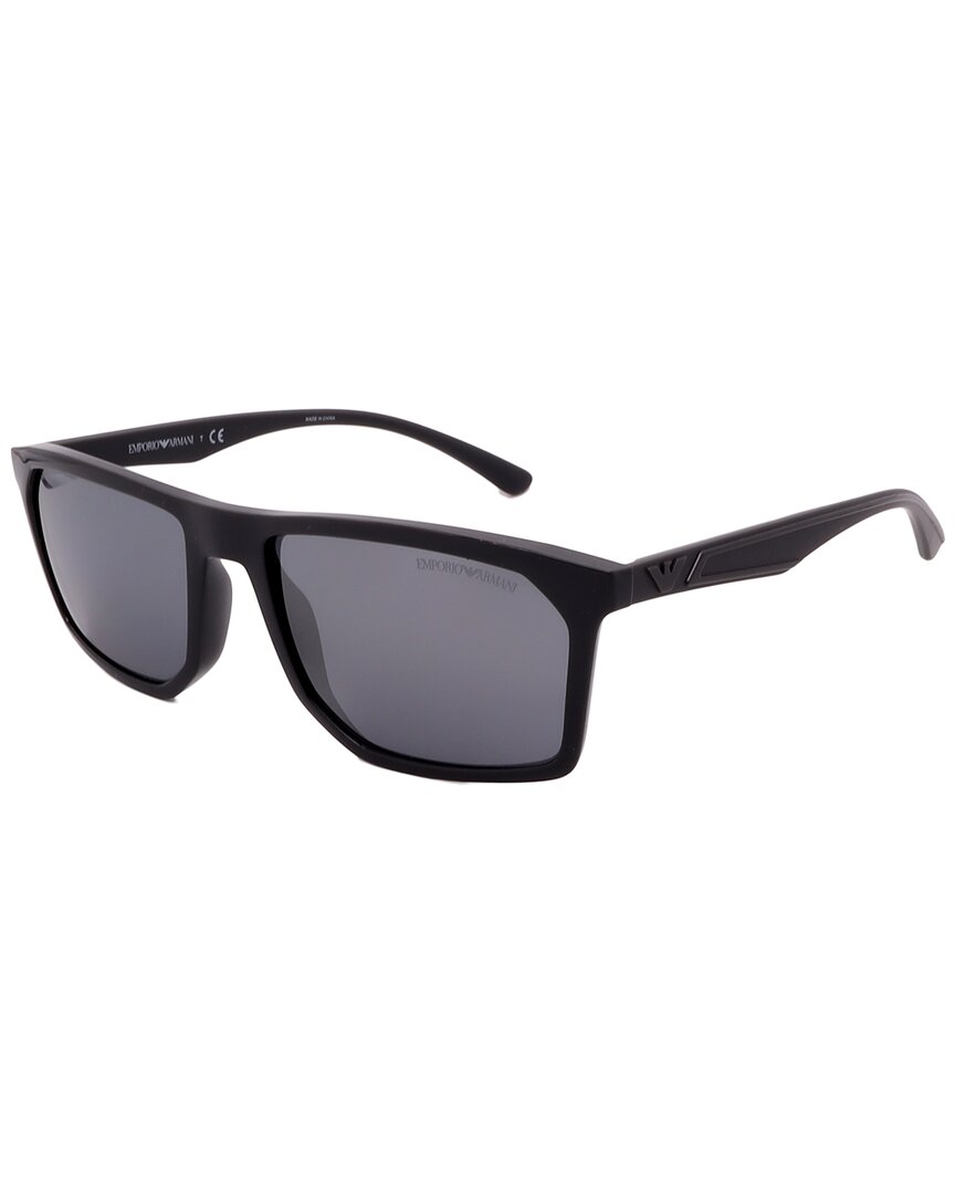 Armani Collezioni Armani Men's Ea4164 57mm Sunglasses In Grey