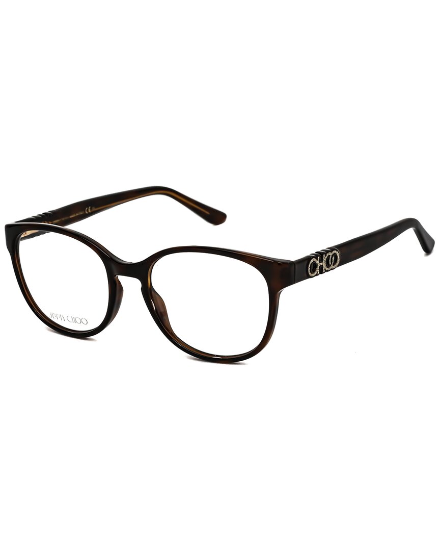 Jimmy Choo Women's 52 Mm Eyeglasses In Brown