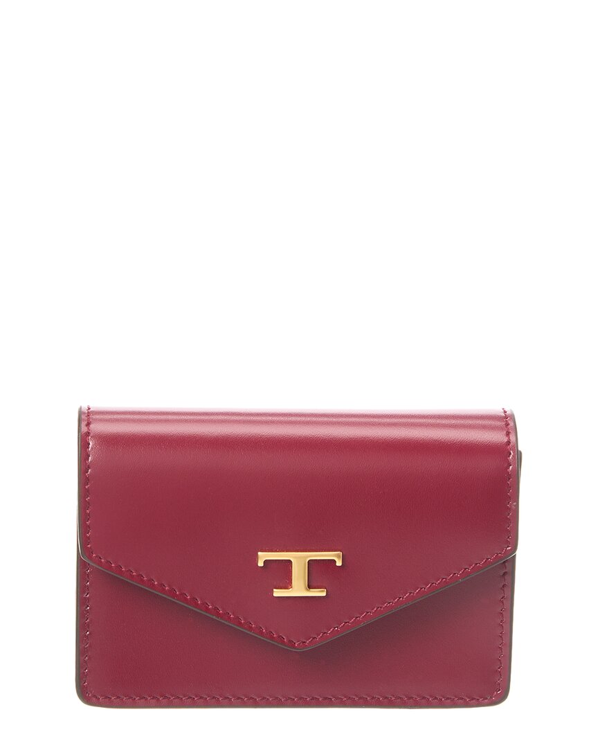 Tod's Plaque Leather Coin Pouch