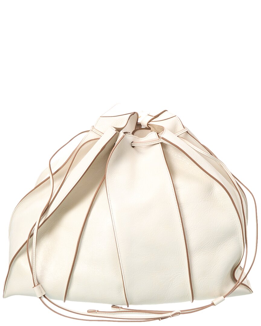 Tod's Logo Grande Raffia Bucket Bag