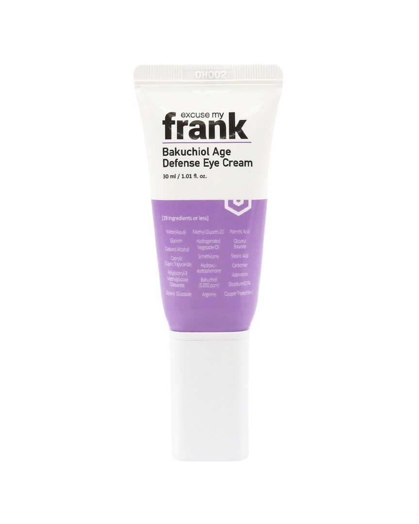 Excuse My Frank Unisex 1oz Bakuchiol Age Defense Eye Cream Pack Of 2